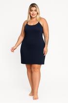 Vestido Plus Size Combinete Feminino Combinação Segunda Pele Para Usar Por Baixo Anagua