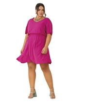 Vestido Plus Size Curto Transp. 201098