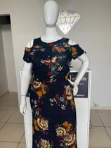 Vestido Plus Size Estampado Veste 42/44