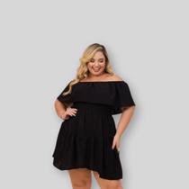 Vestido Plus Size Feminino Ciganinha Babado 0577