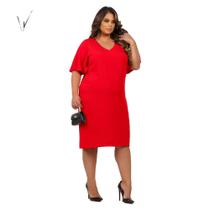 Vestido Plus Size Feminino G GG EXG G1 Moda Maior Duna Evangélica Verão Tubinho Casamento