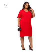 Vestido Plus Size Feminino G GG EXG G1 Moda Maior Tecido Viscose Evangélica Verão Tubinho Casamento