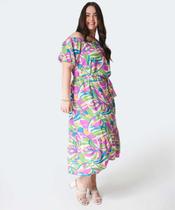 Vestido Plus Size Feminino Midi Ciganinha Marisa-66024