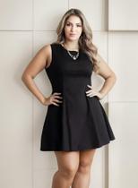 Vestido Plus Size Feminino Tamanhos Grandes Festa Balada Evasê Rodado (disponível Do G1 Ao G4 )