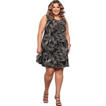 Vestido Plus Size Feminino Versátil Liganete Barato
