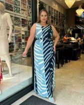 Vestido plus size listras predilects