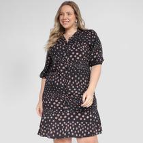 Vestido Plus Size Maelle Estampado