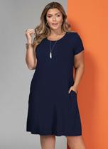 Vestido Plus Size Malha Viscolycra Soltinho Moda Evangelica