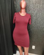 Vestido Plus size manga bufante Vestido Plus size manga bufante