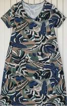 Vestido plus size manga curta soltinho g1 ao g5 malwee