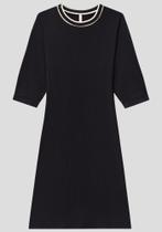 Vestido plus size midi canelado com retilínea lunender 66511