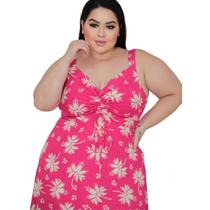 Vestido Plus Size Moda Grande Tendência Verão Festas Casual