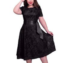Vestido Plus Size Renda Noite Festa Batizado Formatura Civil Vestido Plus Size Renda Noite Festa Batizado Formatura Civil