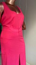 Vestido Plus size rosa