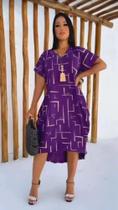 Vestido Plus Size Roxo