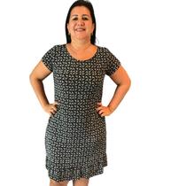 Vestido Plus Size Soltinho Multiuso Estampado Barato