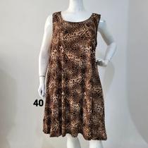 Vestido Plus Size Tam G4, G5 e G6 nadador estampada malha fria (Liganete) (144) - BULKY Vestido Plus Size Tam G4, G5 e G6 nadador estampada malha fria (Liganete) (144) - BULKY