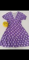 Vestido PLUS viscose bolinha