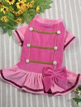 Vestido Plush Aurora para cachorro e gato Tamanho:G Vestido Plush Aurora para cachorro e gato Tamanho:G