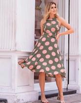 Vestido Poa Com Cinto Vestido Poa Com Cinto