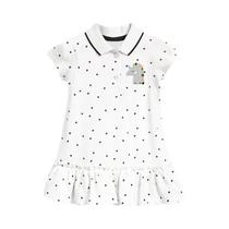Vestido Polo De Verão Para Meninas Little Maven Casual Com Gola Reversível E Estampa De Unicórnio
