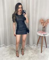 Vestido preto básico tamanho único