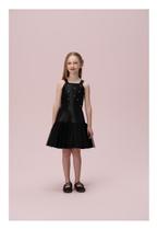 Vestido Preto de alça com Tule Petit Cherie Vestido Preto de alça com Tule Petit Cherie