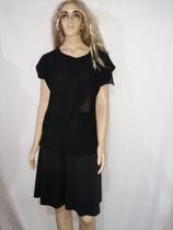 Vestido preto em boucle de malha. (Tam: P/M) Vestido preto em boucle de malha. (Tam: P/M)