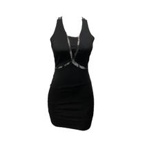 Vestido Preto Missbella Detalhe em Tule Vestido Preto Missbella Detalhe em Tule
