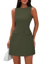 Vestido PRETTYGARDEN 2025 Mini Regata Verde Militar XL