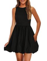 Vestido PRETTYGARDEN de Verão Mini Regata Preto 2XL Vestido PRETTYGARDEN de Verão Mini Regata Preto 2XL