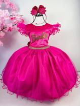 Vestido Princesa Belli Tematico Barbie Pink