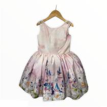 Vestido Princesa Reino Encantado, Gabriela Aquarela, Tam. 2, REF. 172102