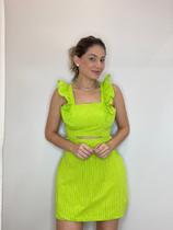 Vestido Princesa Verd Neon Vestido Princesa Verd Neon