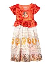 Vestido Princess Fantasy Disney Moana Ocean Princess 3, 6 meninas