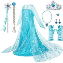 Vestido Princess Spooktacular Creations Ice para meninas de 5 a 7 anos