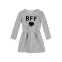 Vestido Puc Infantil Moletom Com Glitter