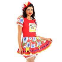 Vestido Quadrilha Adulto Festa Junina Lindo Do P ao GG a pronta entrega Vestido Quadrilha Adulto Festa Junina Lindo Do P ao GG a pronta entrega