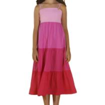 Vestido Quatro Tons de Rosa Precoce
