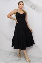 Vestido Rafaela Com Bojo Preto