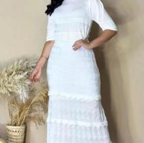 Vestido raion branco Vestido raion branco