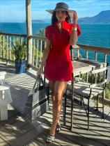 Vestido Raphaelli Vermelho Cor:VermelhoTamanho:U Vestido Raphaelli Vermelho Cor:VermelhoTamanho:U