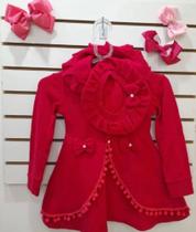 Vestido Red com boina Vestido Red com boina