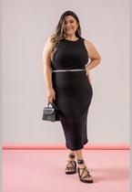 Vestido Regata Básico em Ribaninha Just Basic