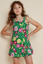 Vestido Regata Com Estampa Floral Kyly
