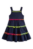 Vestido Regata com Mini Pompons Coloridos Nanai Vestido Regata com Mini Pompons Coloridos Nanai