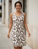 Vestido Regata Estampado Viscolycra M Ao Xgg Malwee