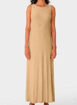 Vestido Regata Midi Malwee 1000129581 Feminino Texturizado Viscose T. P/XGG Vestido Regata Midi Malwee 1000129581 Feminino Texturizado Viscose T. P/XGG