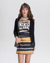 Vestido regata Preto e mostarda Strong BobbyLulu tamanho16 Vestido regata Preto e mostarda Strong BobbyLulu tamanho16