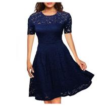 Vestido Renda Festa 10 Civil Aniversario Madrinha Batizado